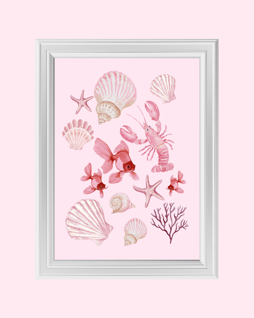 PINK COAST art print
