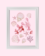 PINK COAST art print