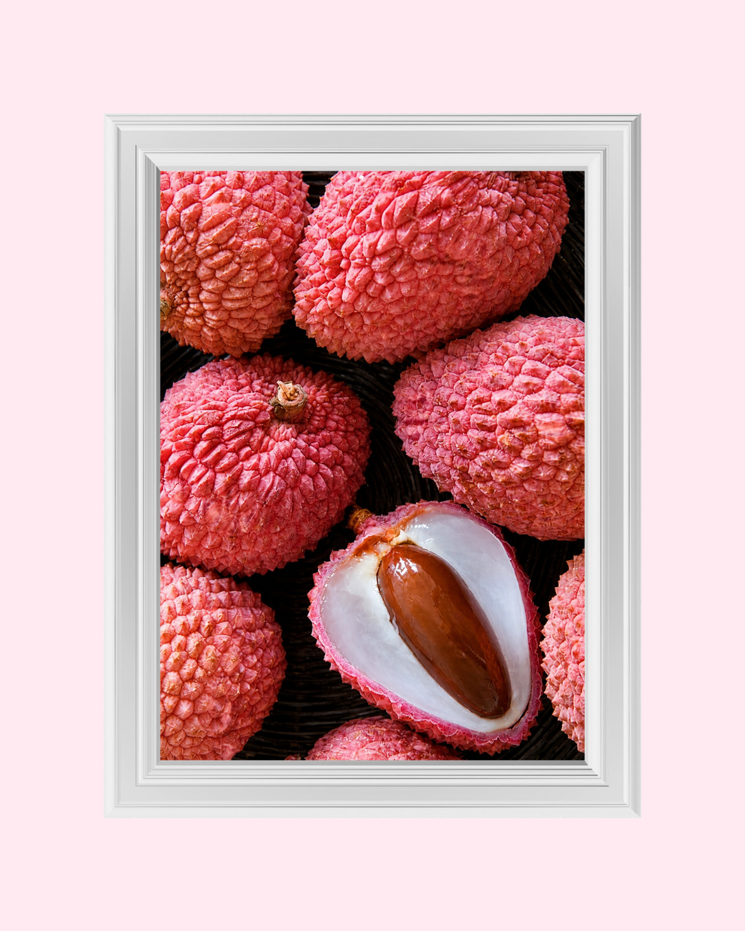 LYCHEE MACRO art print