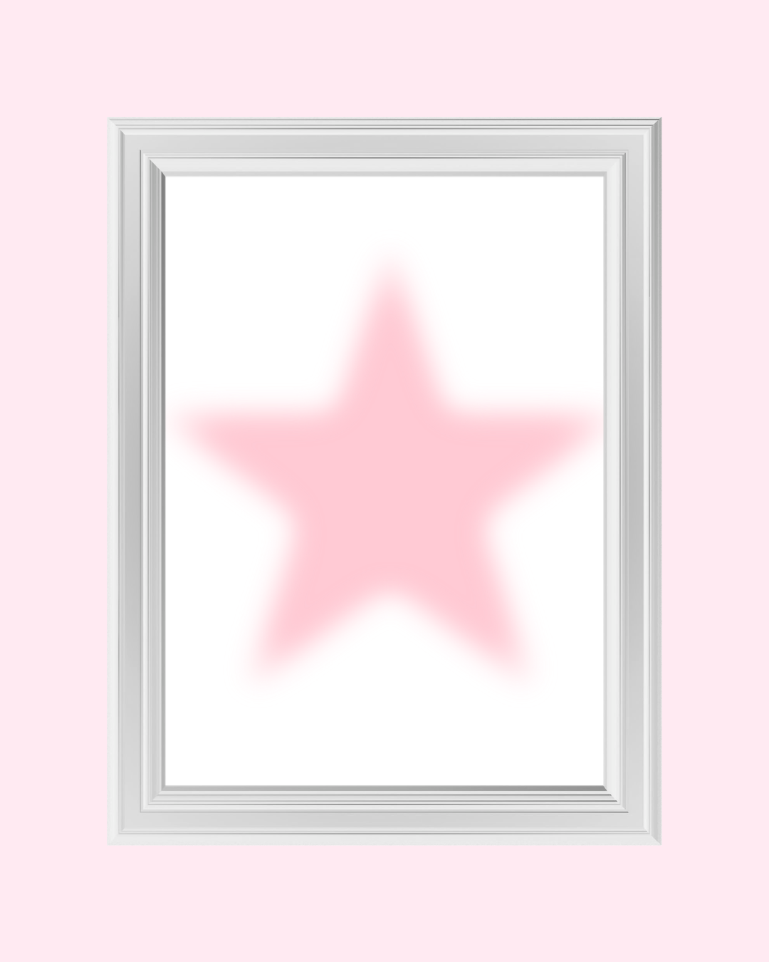 PINK STAR art print