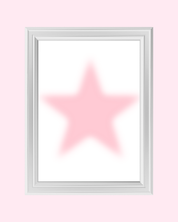 PINK STAR art print