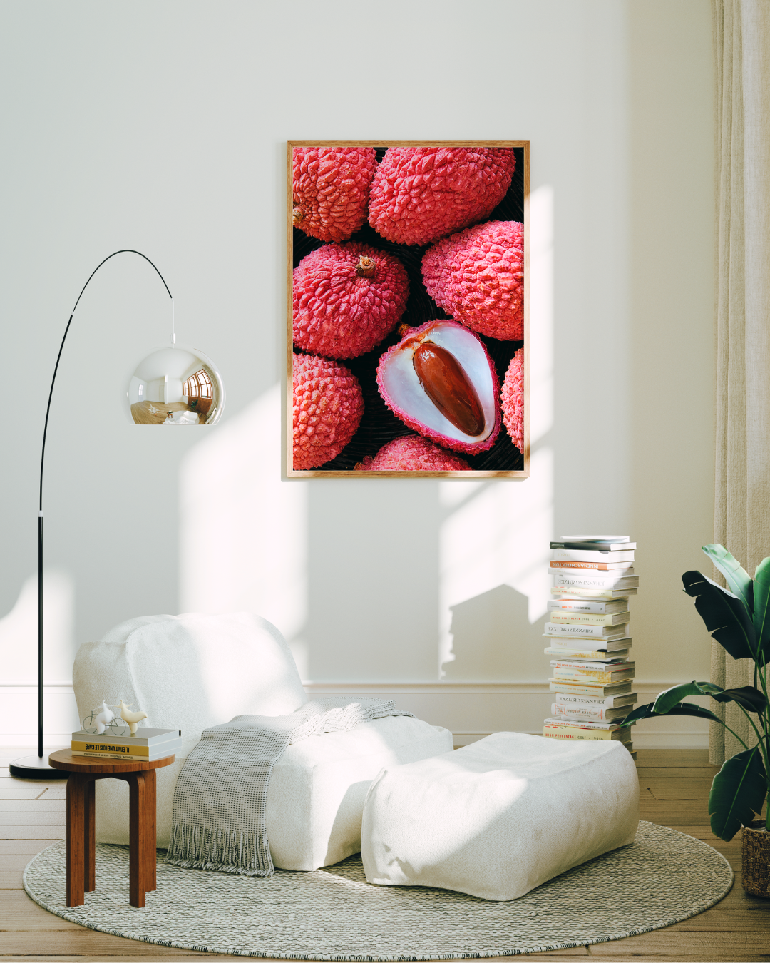LYCHEE MACRO art print