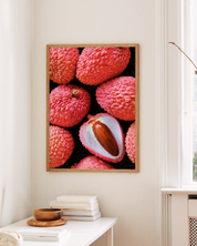 LYCHEE MACRO art print