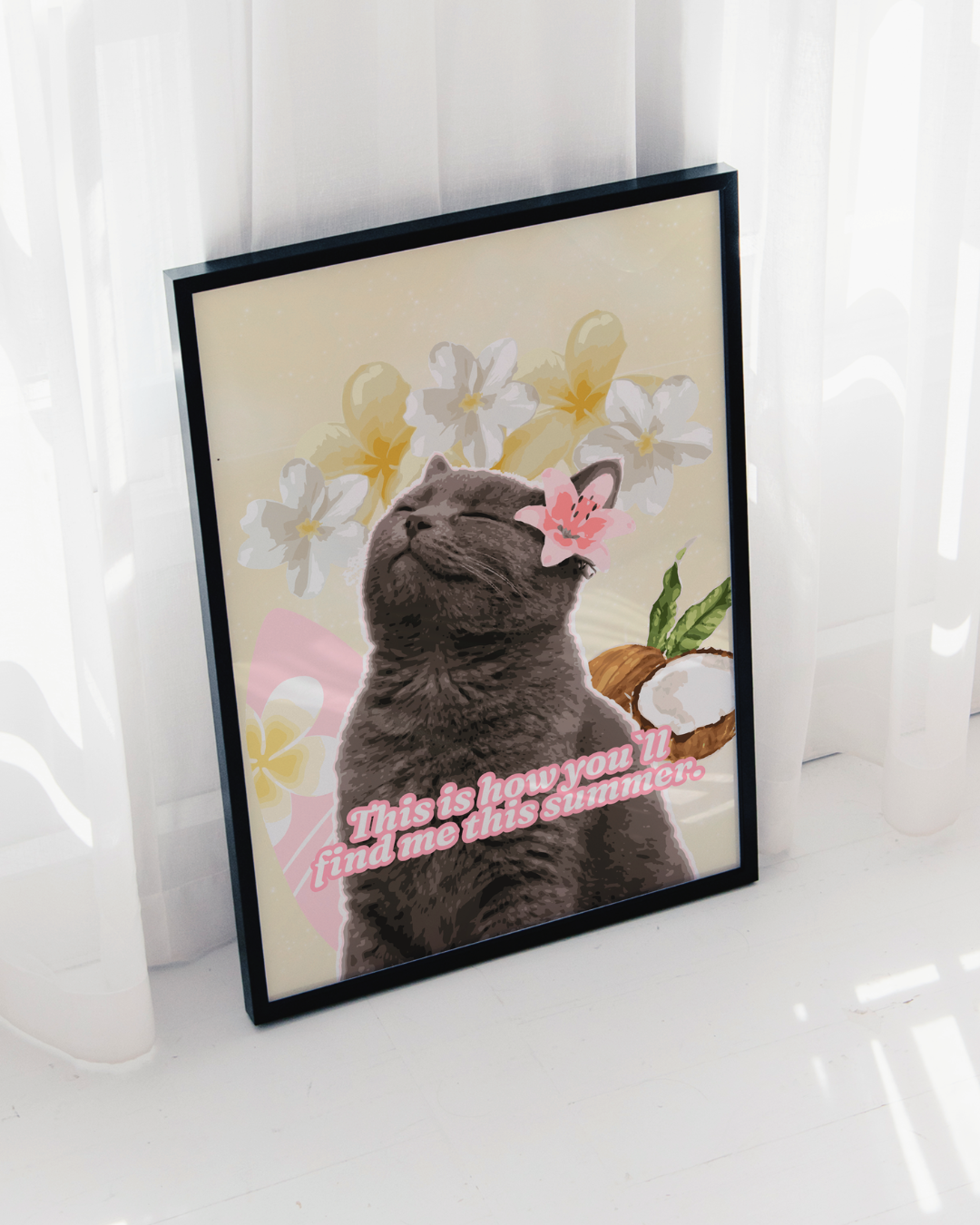 SUMMER GIRLIE art print