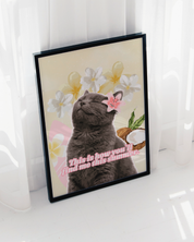 SUMMER GIRLIE art print