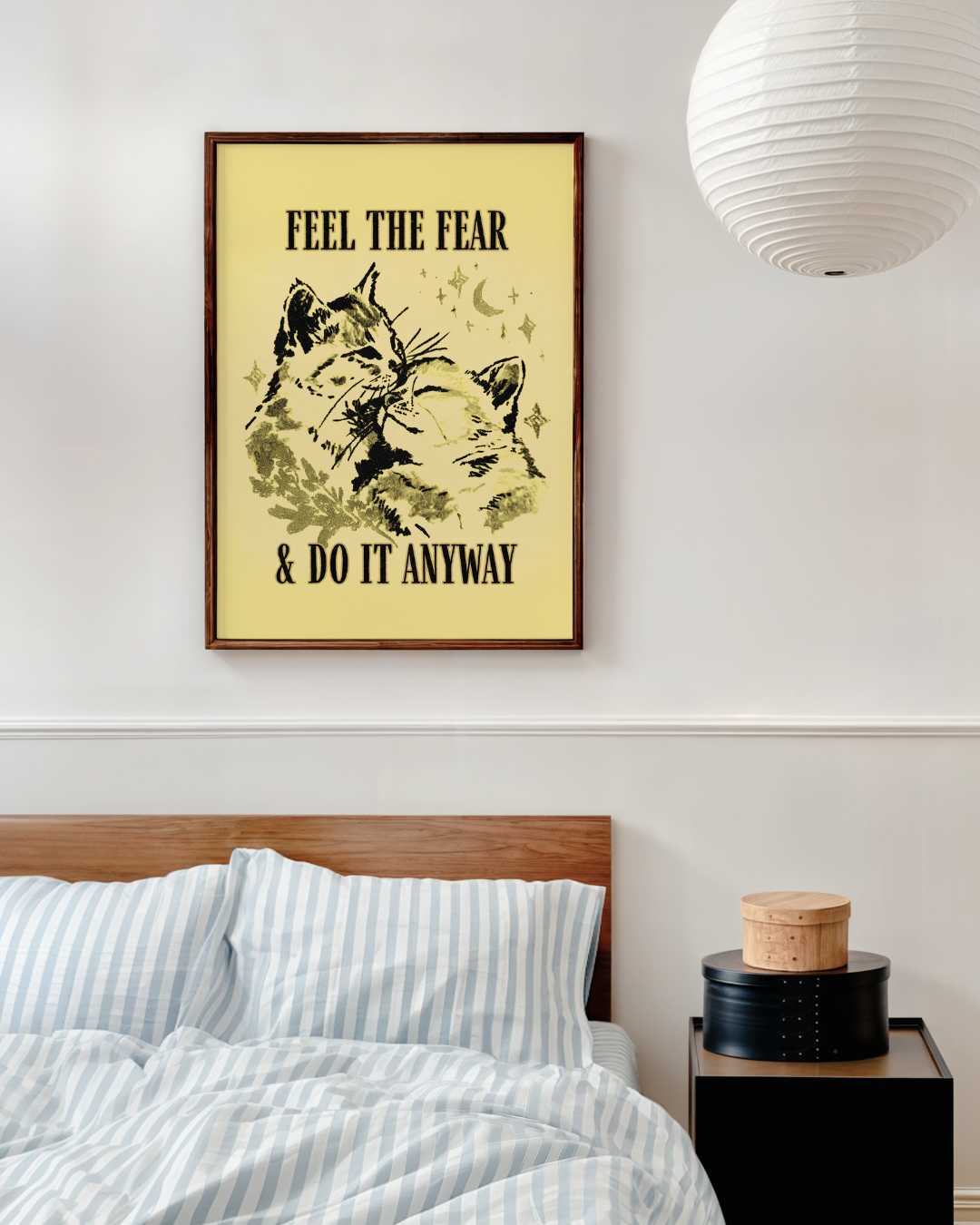 FEEL THE FEAR art print