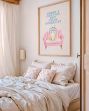 I`M AN INSIDE CAT art print