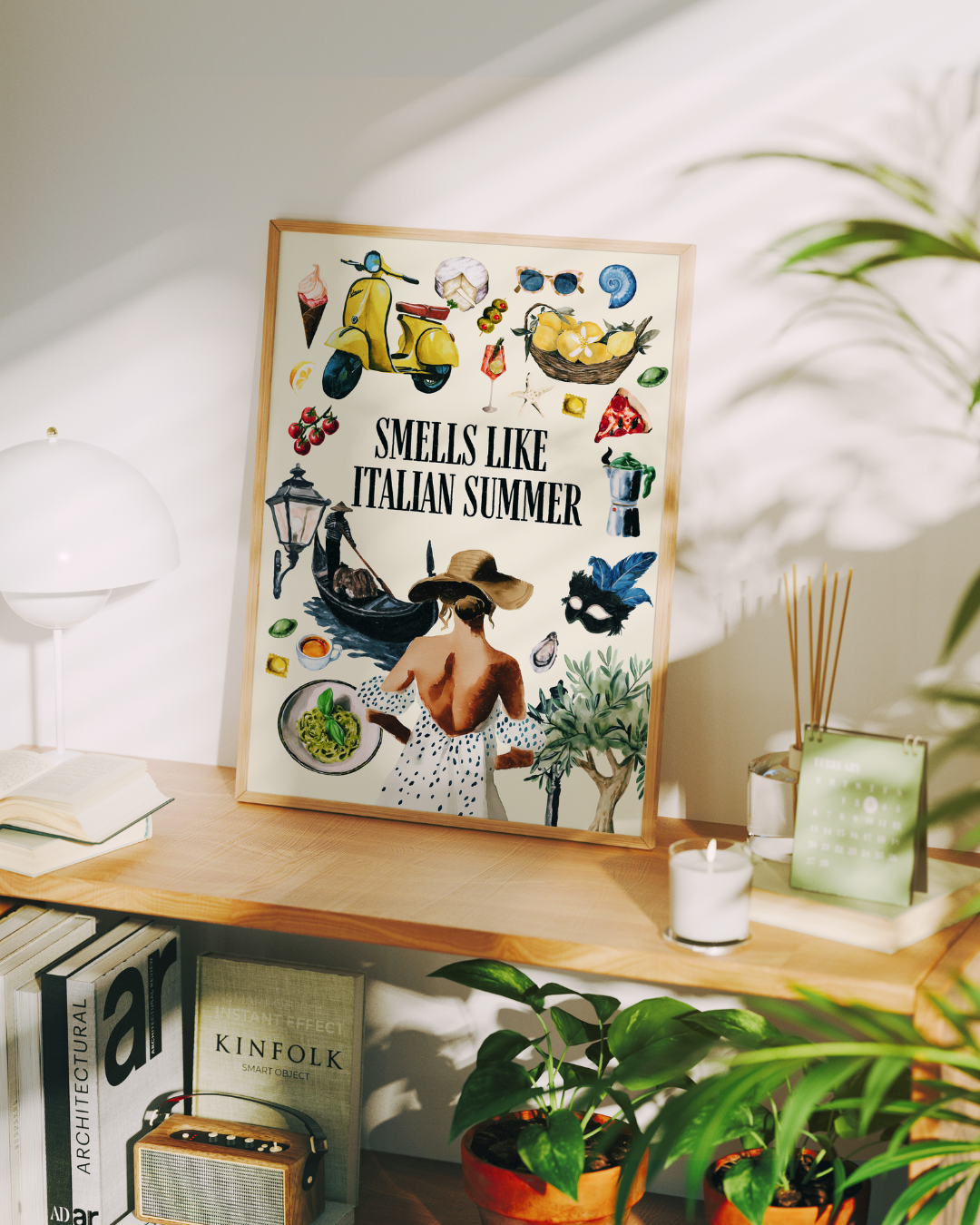SMELLS LIKE ITALIAN SUMMER art print