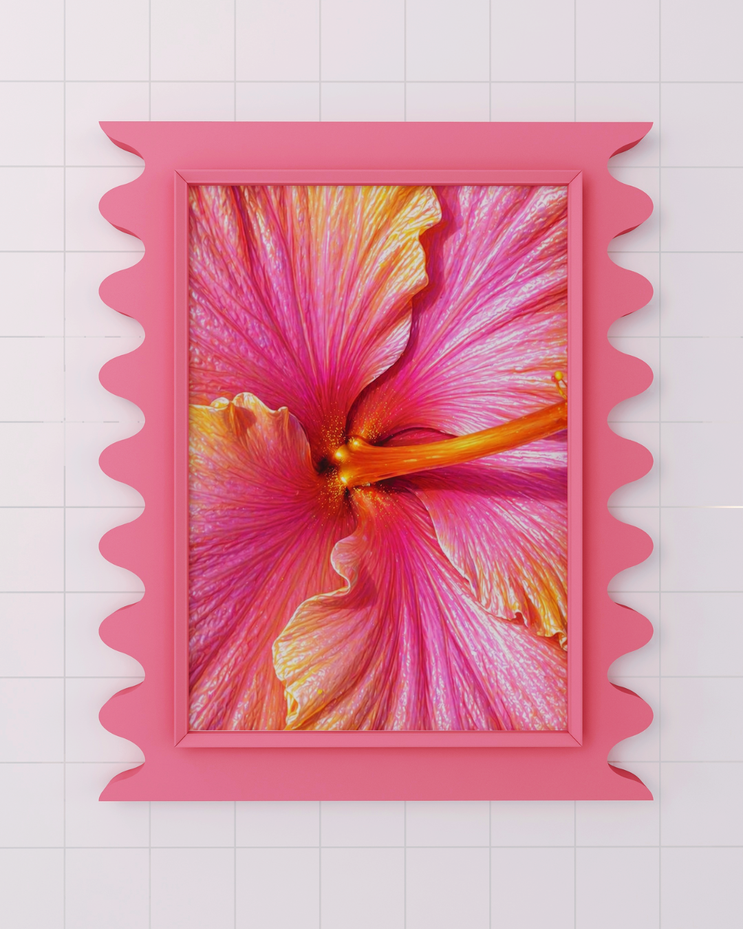 Sunset Hibiscus art print