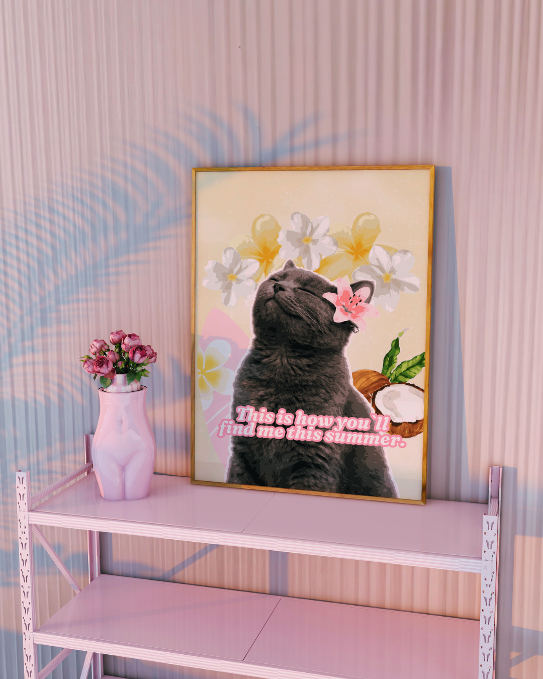 SUMMER GIRLIE art print
