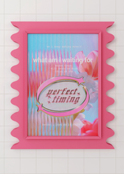 PERFECT TIMING art print