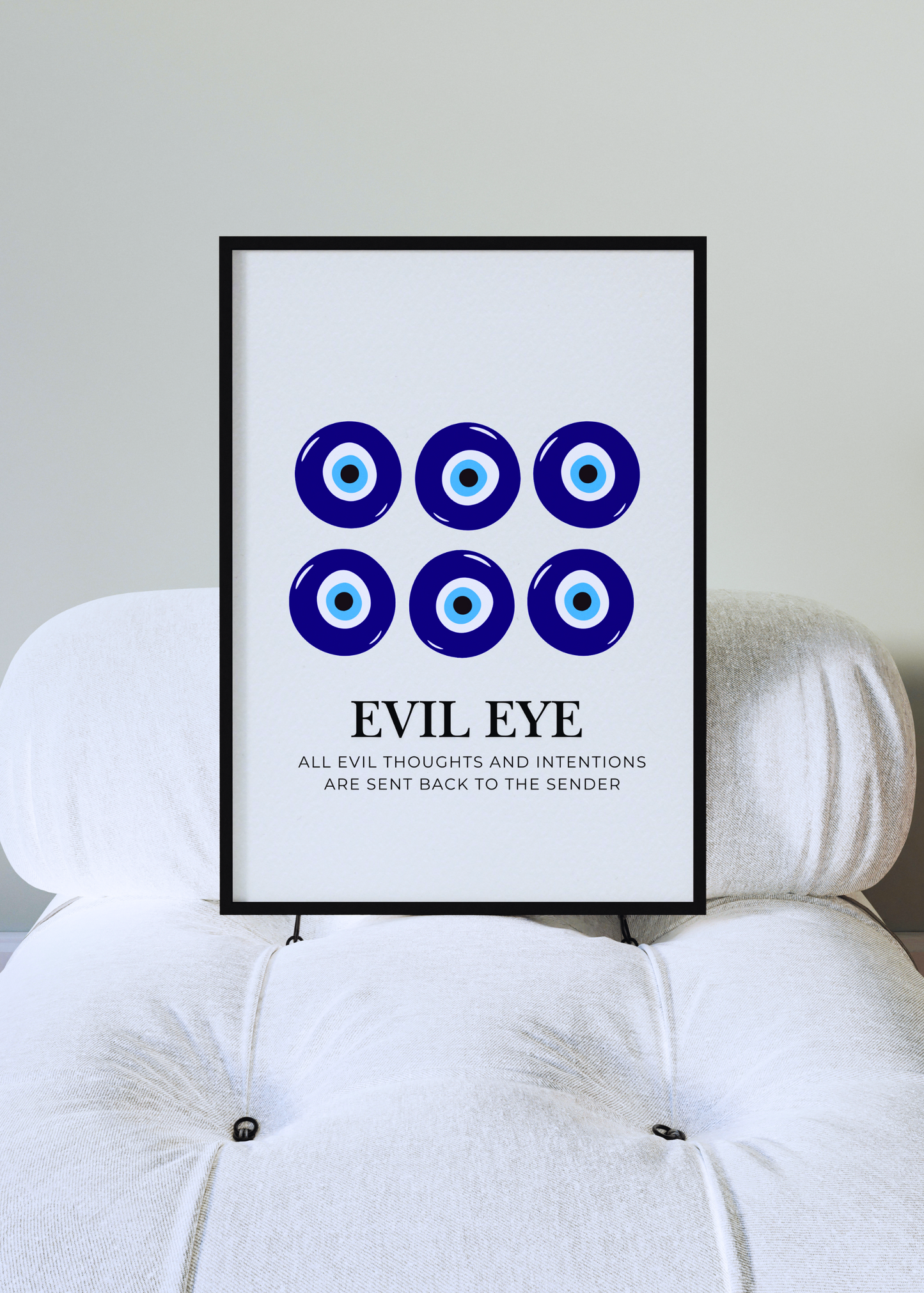 SIX EVIL EYES art print