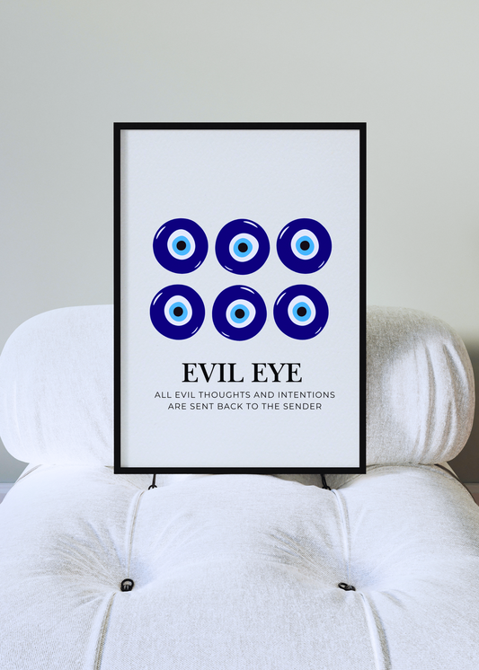 SIX EVIL EYES art print