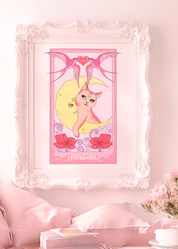 THE LOVERS art print