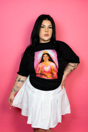 HOLY ICON oversized black tee