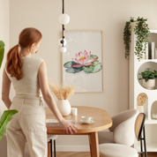 LOTUS FLOWER art print