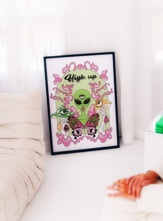 HIGH UP art print