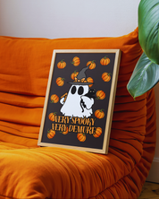 VERY SPOOKY VERY DEMURE 2 art print