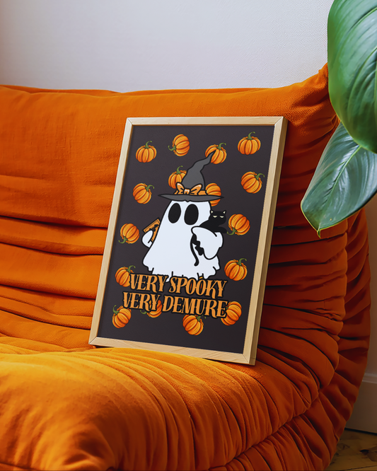 VERY SPOOKY VERY DEMURE 2 art print