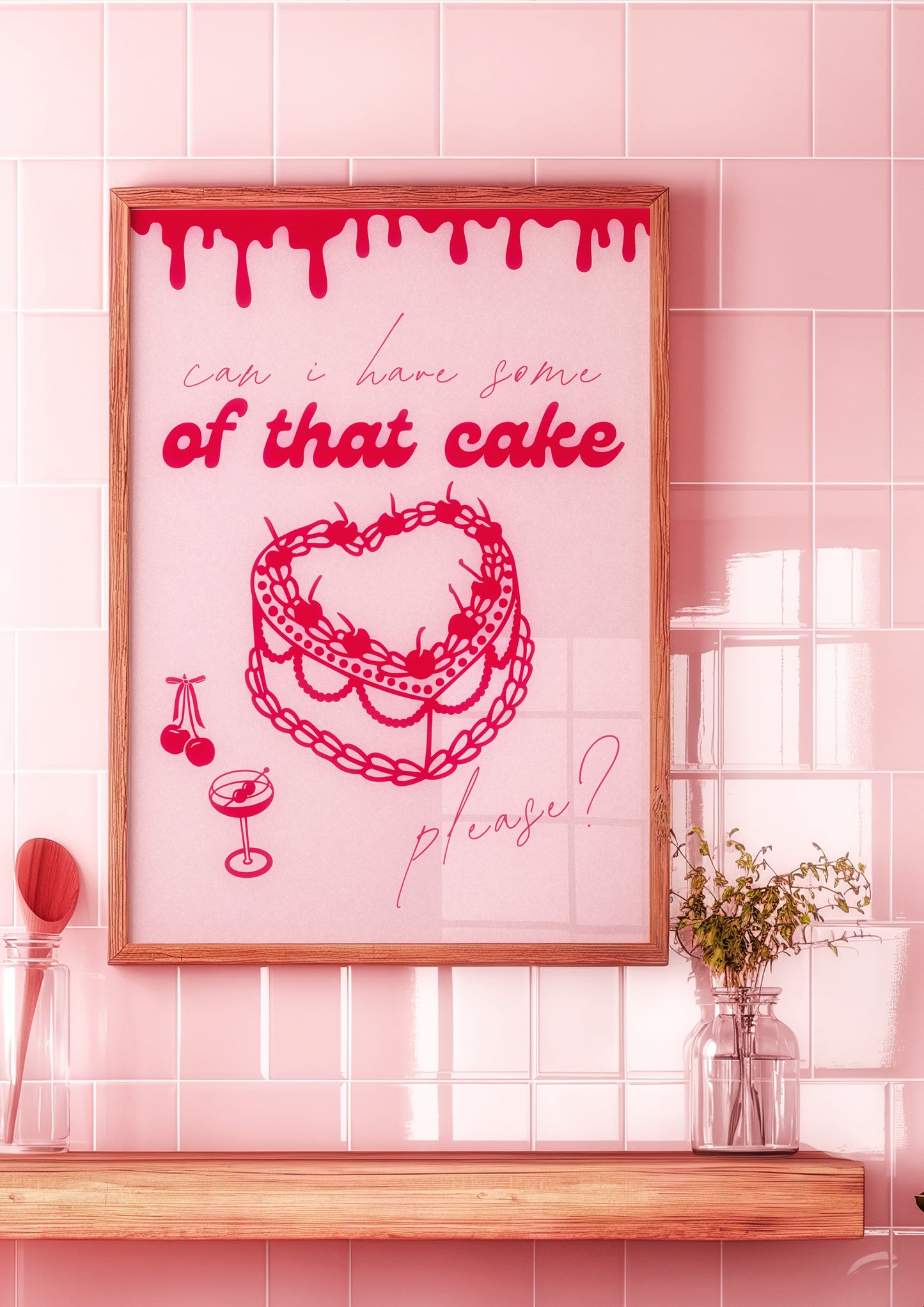 SOME OF THAT CAKE art print