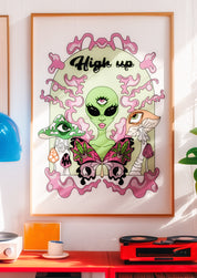 HIGH UP art print