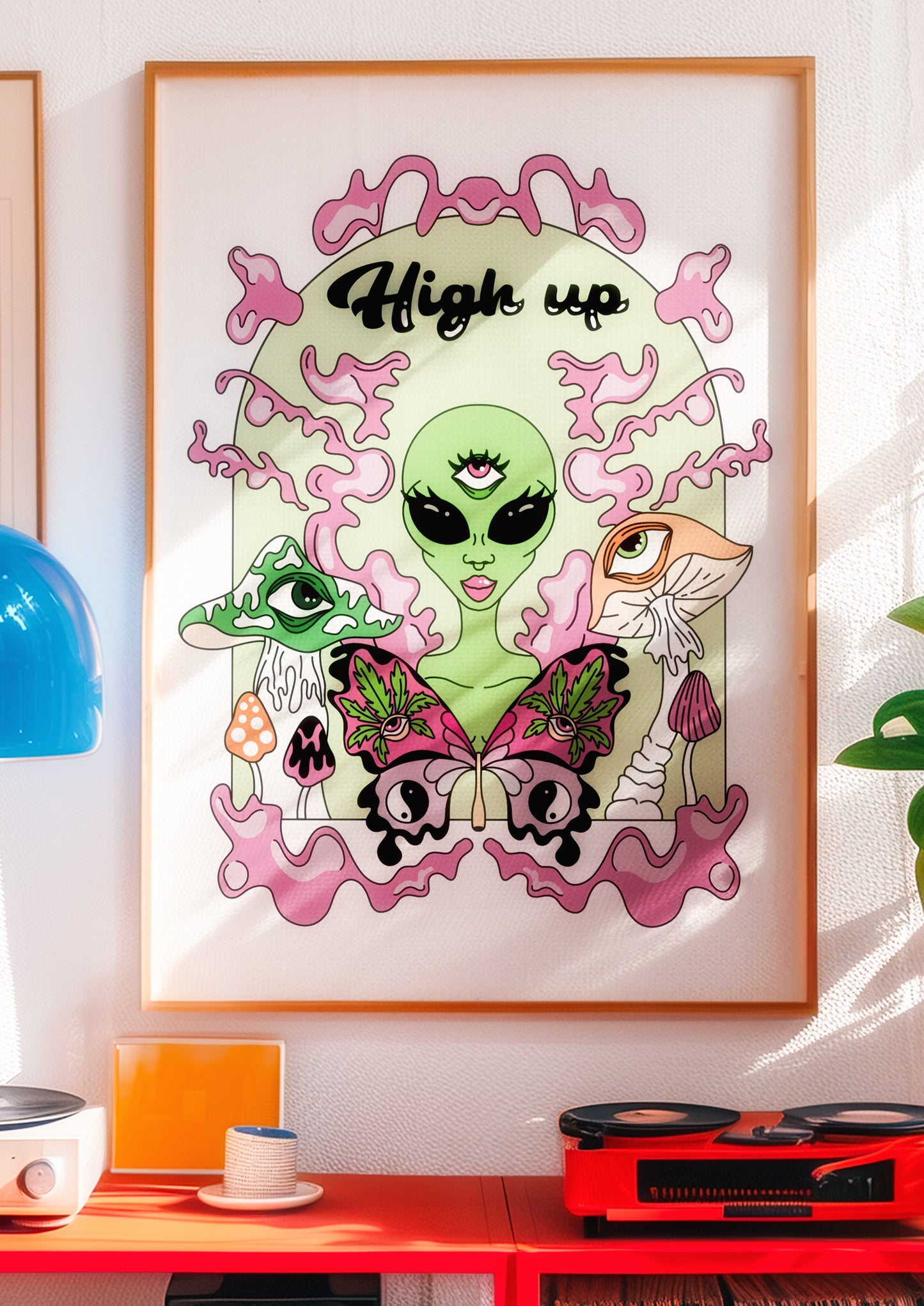 HIGH UP art print