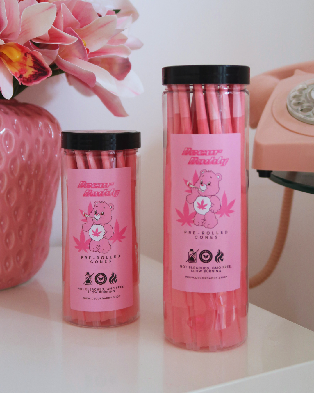 PRE ROLLED CONES PINK 50PCS/100PCS